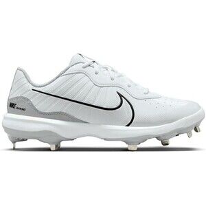 NEW Nike Alpha Huarache Varsity 4 Low Metal Baseball Cleats Mens Size 14 White